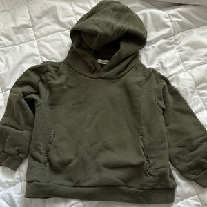 Kids olive green pangaia sweater size 6 yrs old